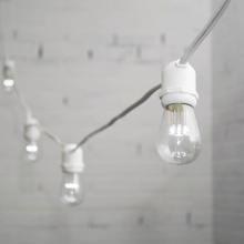 48 ft White Commercial Bulb Lighting 