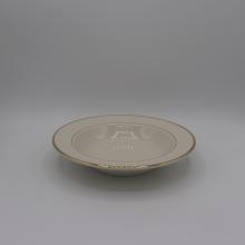 Ivory Bowl with Gold Band